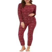 Egyedi árajánlatok női pizsama puha kerek nyakú éjszakai ruházat lounge sleepwear készletek