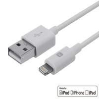 Válassza Ki Az Apple MFi Tanúsítvánnyal Rendelkező Lightning Sorozatot? USB Charge & Sync kábel, 6ft fehér