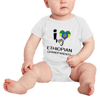Szív Etióp Nagyszüleim Etiópia Szerelem Zászló Baba Egyrészes Baba Test