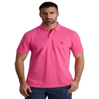 Chaps férfiak klasszikus illeszkedése mindennapi szilárd pique póló, méretek xs-4xb