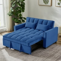 Aukfa egyszemélyes kanapé- kihúzható ágy- kicsi Űr kanapé-Kék