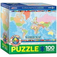 Eurográfia Világtérkép gyerekeknek kirakós puzzle