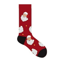 Tejiojio karácsonyi megfelelő női és férfi Karácsonyi Harisnya Retro női zokni Net népszerű zokni