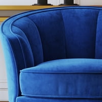 Modern bársony kanapé szék alkalmi akcentus szék nappali kárpitozott fotel kényelmes fotel Rózsa arany fém lábakkal