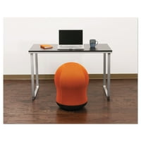Safco termékek Zenergy forgógömb szék, narancssárga ülés narancssárga hát, fekete bázis