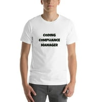 2XL kódolási megfelelőségi menedzser szórakoztató stílusú Rövid ujjú pamut póló meghatározatlan ajándékokkal