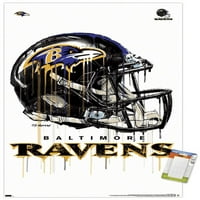Baltimore Ravens-Csepegtető Sisak Fali Poszter, 14.725 22.375