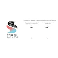 Stupell Industries bonyolult Nashville gitár virágmintás madár ülő grafikus művészet, keret nélküli művészet nyomtatott