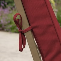 Arden Selections 44 20 piros, szilárd nyomtatott téglalap szék kültéri ülőpárna