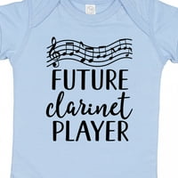 Inktastic jövő klarinét lejátszó zenei ajándék kisfiú vagy kislány Body