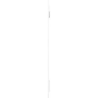 Ekena Millwork 23 W 45 H True Fit PVC Négy tábla távolságra helyezett tábla-N-Batten redőnyök, fehér