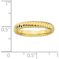 Ezüst Aranyozott Gyűrű