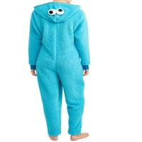 Sesame Street Női és Női és Női Plusz Cookie Monster Union öltöny pizsamák