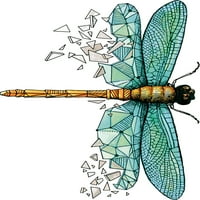 Carabelle Studio Cling Stamp A7-Dragonfly origami