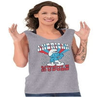 Izmos Törp amerikai izom USA Tank Top pólók férfiak nők Brisco márkák 3X