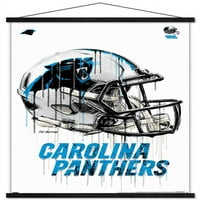 Carolina Panthers - Drip Sisak fali poszter mágneses kerettel, 22.375 34