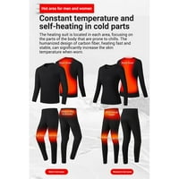 Sivheart Női Férfi Fűtőruházat intelligens állandó hőmérsékletű öltöny téli fűtött Fehérnemű USB meleg ruhák termikus