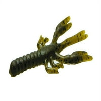 Zoom Lil Critter Craw 3 Fekete piros Glit piros 12PK