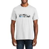 Molett Mazda versenyautó grafikus férfi rajongó kedvenc Crew nyak póló-Olive 5XL
