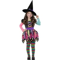 Miss Match Witch Child Halloween jelmez