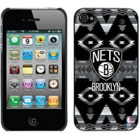 Brooklyn Nets törzsi nyomtatási terv az iPhone 4s thinshield-on coveroo-n