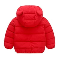 Kisgyermek fiú téli kabát 4t kisgyermek gyerekek baba fiúk lányok téli szélálló meleg szerelem nyomtatási kabátok medve