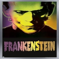 Frankenstein-Közeli Fali Poszter, 22.375 34 Keretes