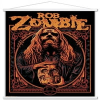 Rob Zombie-Warlock fali poszter fa mágneses kerettel, 22.375 34