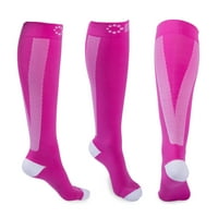 Design import Z01796-FNSKU kompressziós zokni, forró rózsaszín-kis és közepes