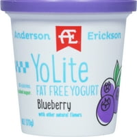 Anderson Erickson yo-lite zsírmentes áfonya joghurt, oz