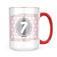 Neonblond Monogram puha rózsaszín pöttyös bögre ajándék kávé Tea szerelmeseinek