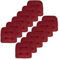 Édes otthoni kollekció 19 19 piros szilárd nyomtatási U-alakú üléspad kültéri ülőpárnák reverzibilis és időjárási bizonyítással