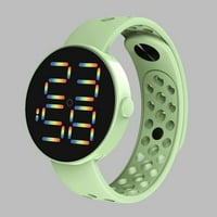 Taluosi elektronikus óra világító szivárvány LED digitális kijelző Női Férfi Sport karóra Ajándék Napi viselet
