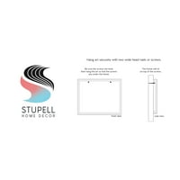 Stupell Industries Big City Music Piano Cubizmus Festés Fehér Keretes Art Print Wall Art, Paul Brent tervezése