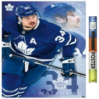 Toronto Maple Leafs-Auston Matthews Fali Poszter, 22.375 34
