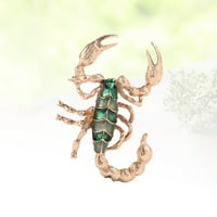 Bross Breastpin olaj csepegtető állati Skorpió alakú Ötvözet Halloween dekoráció ajándék