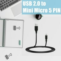 ON 5ft USB adat töltőkábel töltő tápkábel vezeték csere Sanyo GPS EasyStreet NVM-4330 T NVM-4350 t