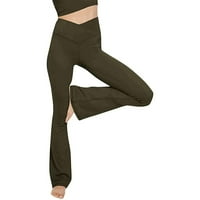Női Molett méretű edzés készletek női Stretch jóga Leggings Fitness Egyszínű futó Tornaterem Sport Teljes hosszúságú