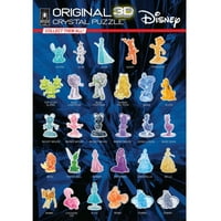 Disney Goofy eredeti 3D kristály Puzzle BePuzzled, korosztály és fel