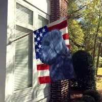 Bouvier Des Flandres amerikai zászló zászló vászon ház mérete