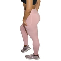 A Kontúr Sportika Performanse Magas Derék Legging-Activewear Pocket Jóga Nadrág