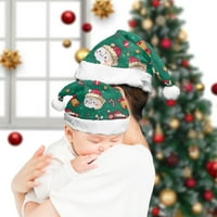 Mikulás kalap gyerekeknek, karácsonyi kalap unise Comfort Piros karácsonyi ünnepi kalap otthoni dekorációhoz Újévi