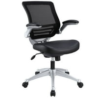 Modway Edge bőr irodai szék fekete