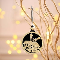 Heiheiup harangok medál Karácsonyi díszek ötágú csillag karácsonyfa dekoráció lógó őszi díszek