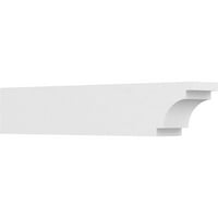 Ekena Millwork 6 W 8 H 42 L Standard mediterrán építészeti minőségű PVC szarufa farok