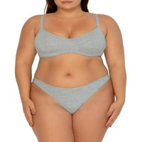 Smart & szexi Női kényelem Pamut Scoop nyak béleletlen Underwire melltartó, stílus-SA1410