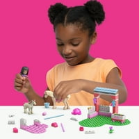 Barbie épület játék Kit ló ugrás a mikro-baba és a lovak