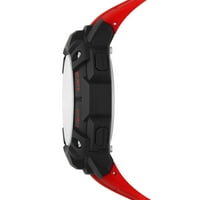 Skechers Westlawn Férfi Digitális Kronográf műanyag óra, fekete és piros