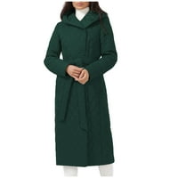 Népszerű őszi téli kabátok női téli ruhák plusz méretű Meleg kapucnis bőr pamut kabát hosszú ujjú kabát