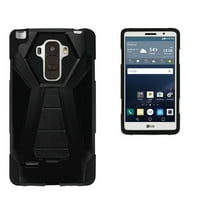 & E Shell Case Hyber 2 LG G stylo LS770 MS631 H fekete fekete